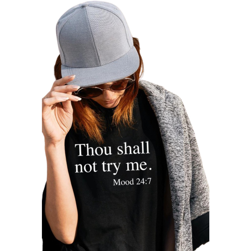 Thou Shall Not Try Me Graphic Tee